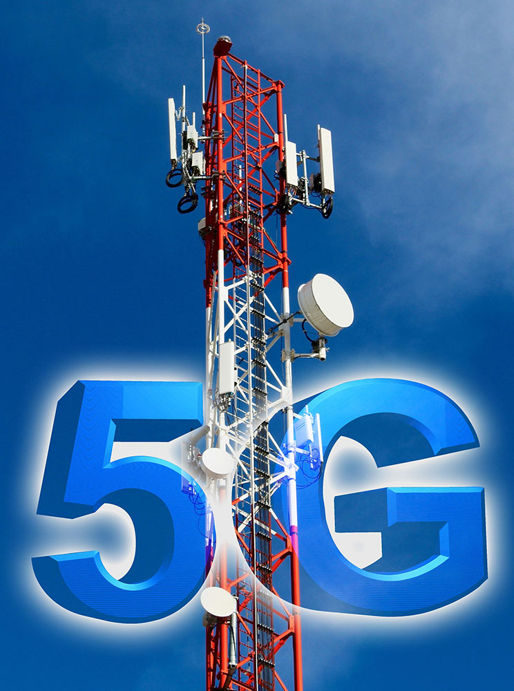 5G technology network concept